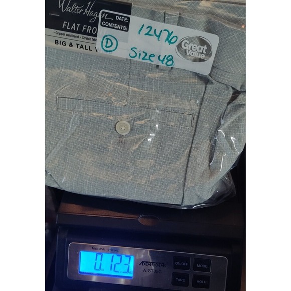 WALTER HAGEN Men Big & Tall 48 Gray 11 Majors Textured Grid 11" Golf Shorts NEW - Picture 15 of 15